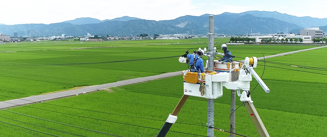 業務内容：配電線