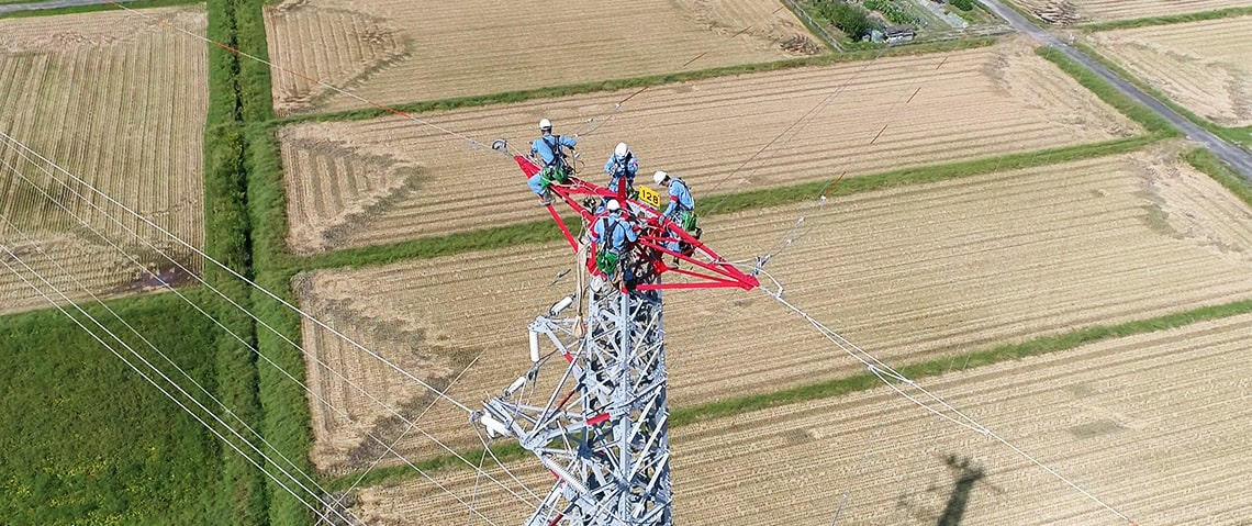 業務内容：送電線